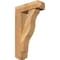 Ekena Millwork Funston Craftsman Rough Sawn Bracket w/ Offset Brace, Western Red Cedar, 6"W x 18"D x 30"H BKT0604X18X30FST04RWR - alternate 1